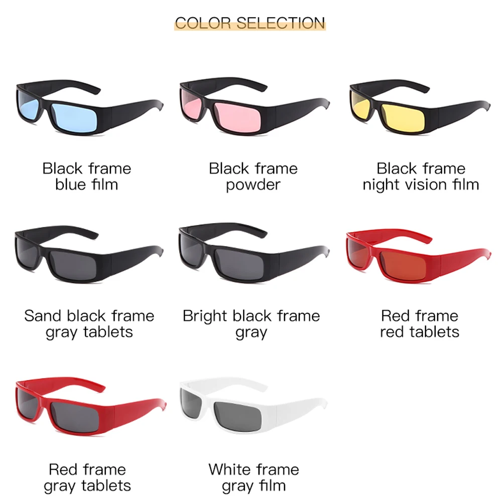 

YAMEIZE Men Polarized Sunglasses Anti-Glare Outdoor Sport Sun Glasses Driving Fishing Glasses Rectangle Eyewear Oculos Goggles