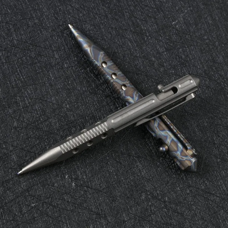 

EDC Titanium Alloy Self Defense Mini Tactical Pen With Collection Writing Multi-functional Portable Outdoor EDC Tools