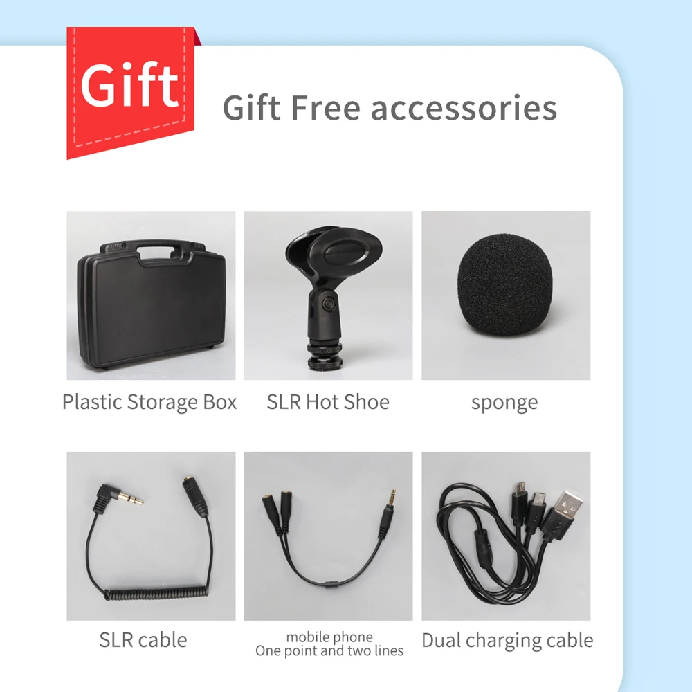 Беспроводной петличный микрофон TKL 4 канальный DSLR с функцией записи видео для