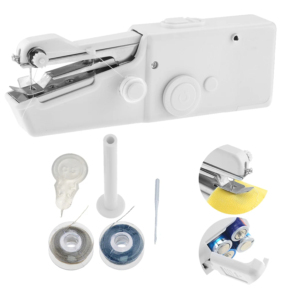 Портативные Ручные Швейные машины 1 шт. беспроводная швейная машина для шитья