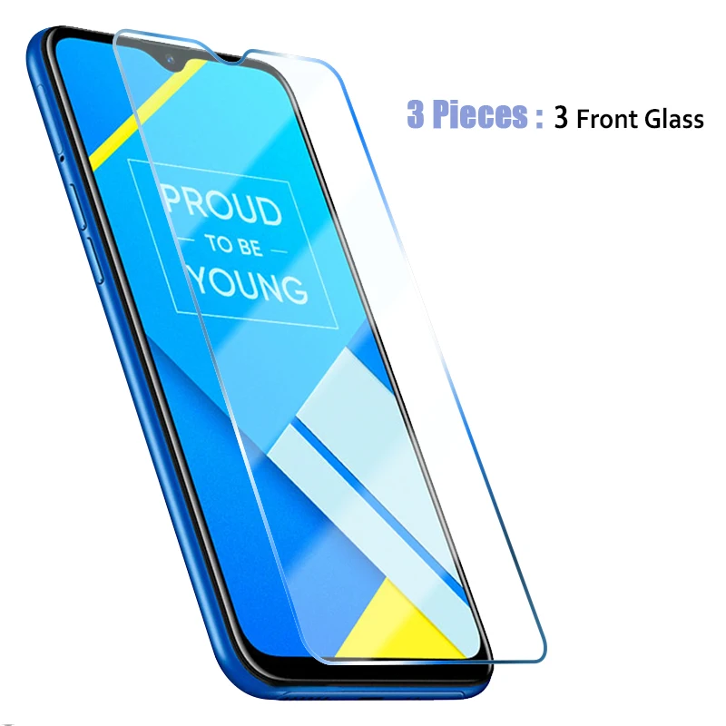 3pcs tempered glass for realme c3 c2 gt neo 5g screen protector for realme c15 c11 8 7 pro c12 c17 c25 c21 c20 phone glass free global shipping