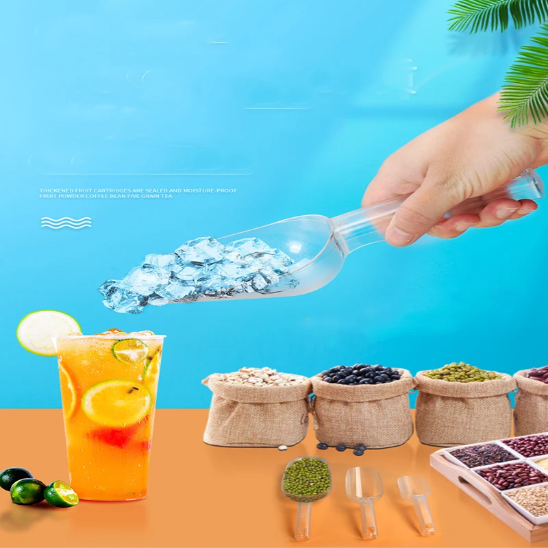

Multifunction Plastic Ice Shovel Kitchen Flour Food Candy Ice Cream Scoop pelles bonbons beans Scoops Party Buffet Tools