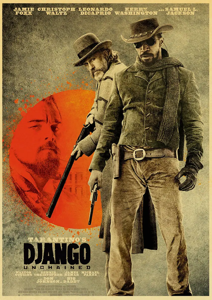 Quentin Tarantino Movie Kill Bill Inglourious Basterds The Hateful Eight Poster High Quality Kraft Paper Home Room Decor