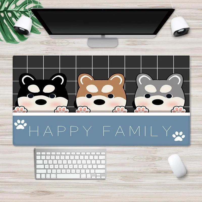 

Large XXL 800x300x2mm Cute Mouse Pad Wrinting Gaming Desk Mats Desktop PC Computer Laptop Keyboards Mat Rubber