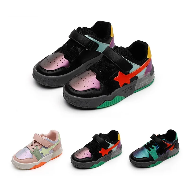 

2021 Fashion Children Sneakers Casual Kids Sneakers For Kids New Girls Sneakers Breathable Boys Shoes Comfortable Kids Shoes