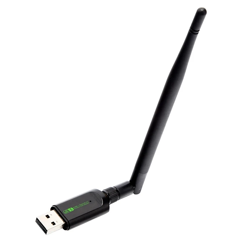

USB Wi-Fi адаптер 600 Мбит/с, 2,4 ГГц и телефон, два диапазона, беспроводная сетевая карта 2 в 1, беспроводной Wi-Fi сетевой ключ для ПК и ноутбука
