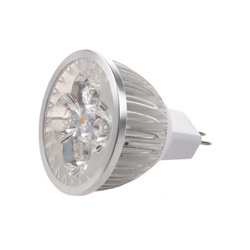 

4*1 Вт GU5.3 MR16 12V теплое белое светодиодное освещение лампа с лампочкой