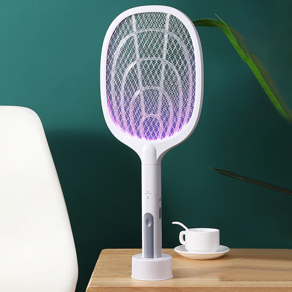 

Racket Portable Mosquitos Killer Pest Control Handheld Racket Insect Fly Bug Wasp Mosquito Killer Lamp for Indoor Outdoor