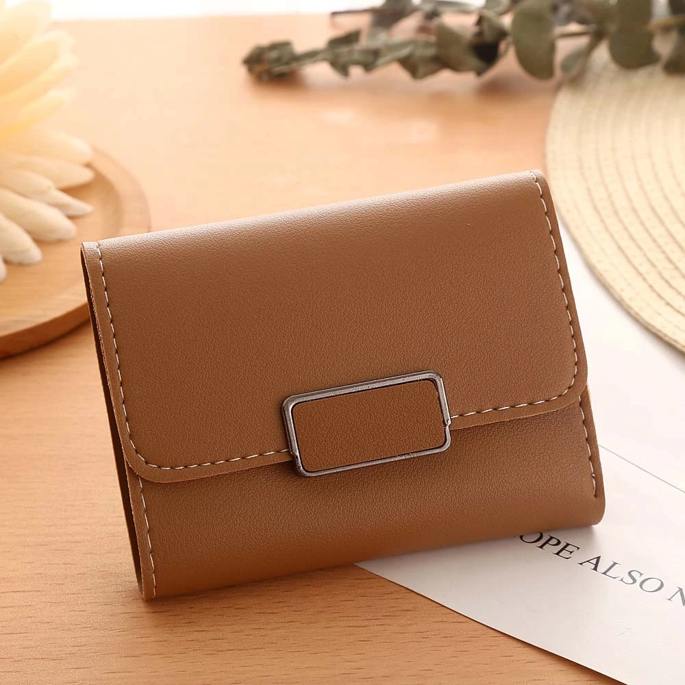 Новинка маленький кошелек для денег женский очаровательный красивый однотонный