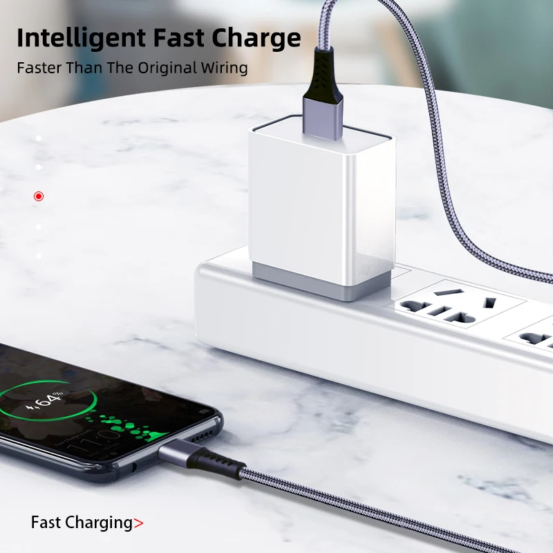 Melonboy 3A USB Type C Cable for Samsung Huawei Xiaomi  Mobile Phone Fast Charging USB C Cable Type-C Charger Micro USB Cables