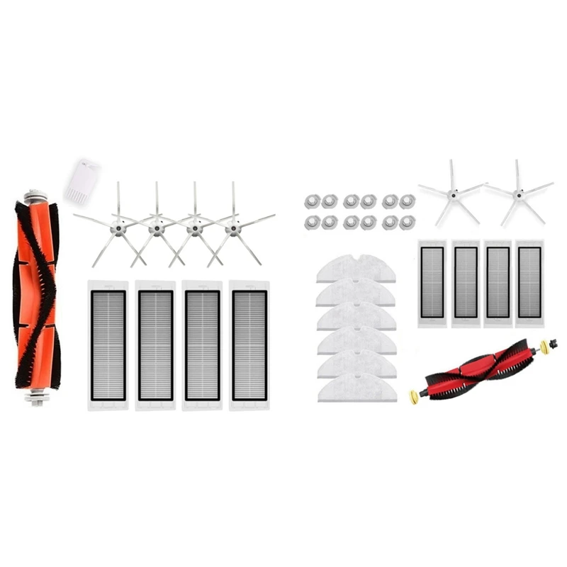 

Набор Щеток Для Xiaomi Roborock, сменные детали, моющийся фильтр НЕРА, основная щетка