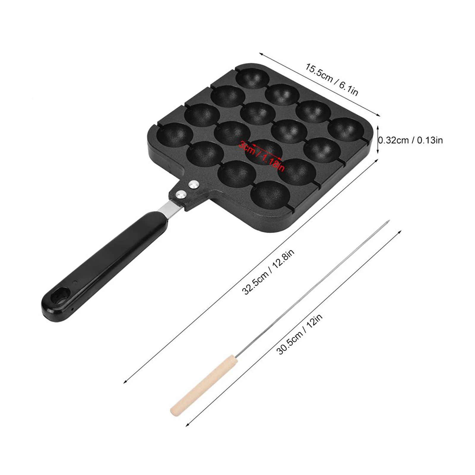 Пособия по кулинарии формы для выпечки прессформы 16 отверстий Алюминий