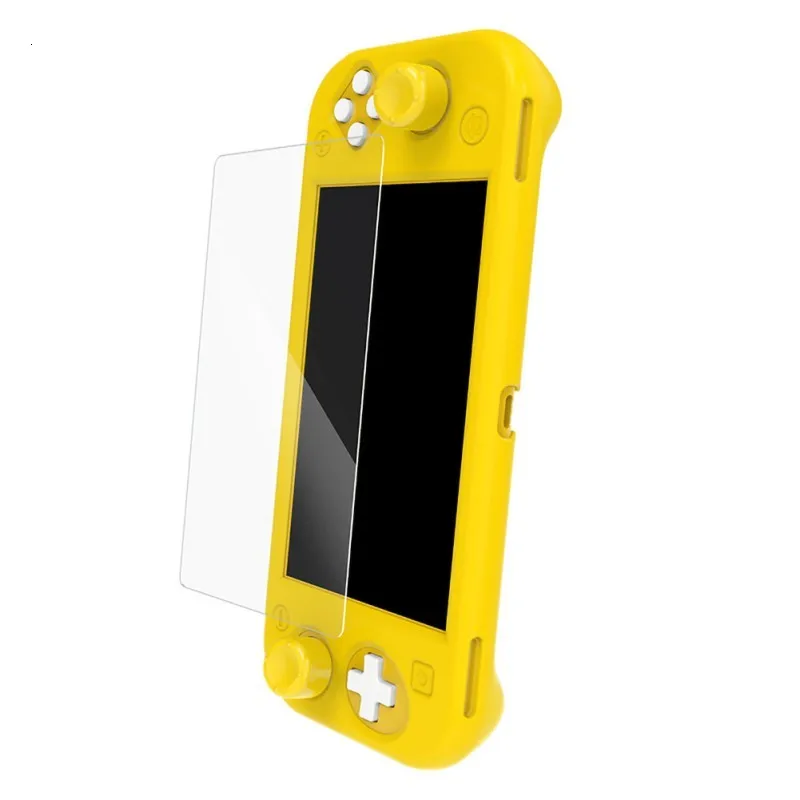 Силиконовый защитный чехол для Switch Lite Защитная пленка экрана комплект клавишных