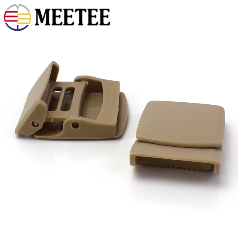 4 шт. Meetee 3 2/3 8 см пластиковый нейлоновый ремень гладкие пряжки регулируемые