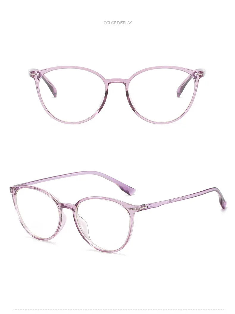 Cat Eye Clear Lens Women Optical Eyewear Myopia Spectacle Glasses-0.5-1.0-1.5-2.0-2.5-3.0-3.5-4.0-4.5-5.0-5.5-6.0