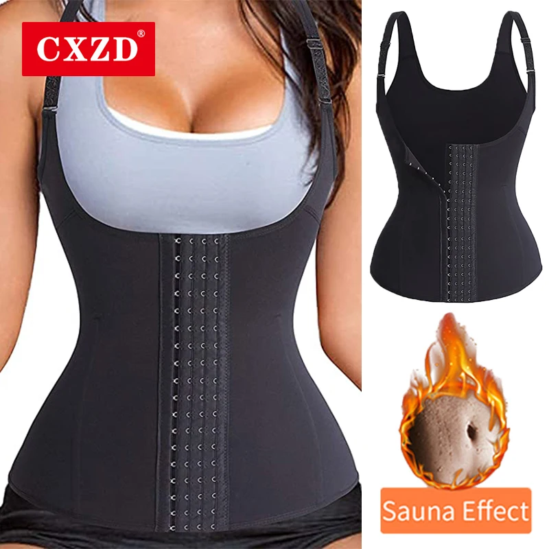 

FAKUNTN 2021 Hot Waist Trainer Cincher Body Shaper Underwear Lingerie 4 Breasted Tummy Abdominal Trimmer Corset Fat Burning