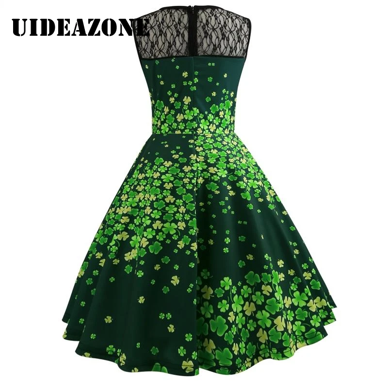 Женские винтажные платья 50-60 лоскутное винтажное платье с цветочным кружевом