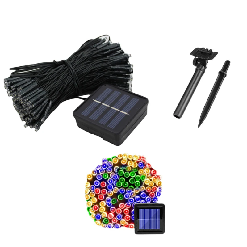 

Solar String Lights 20/30/50/100/200 Led Waterproof Solar Fairy Lights 2/8 Modes for Tree Garden Patio Fence Balcony Outdoor