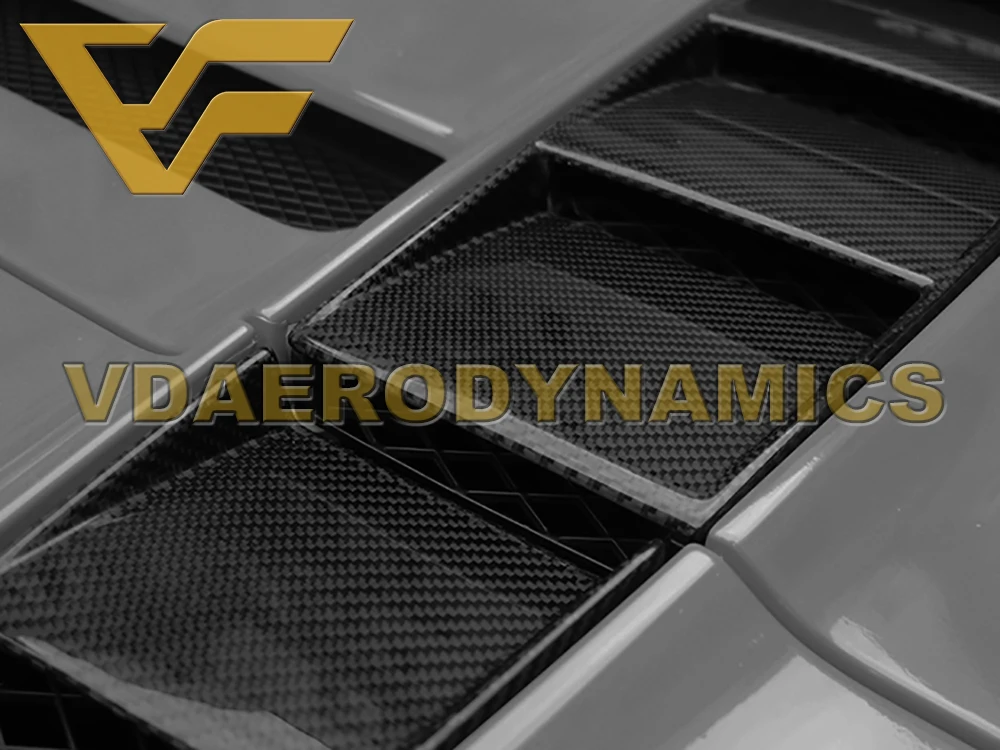 Подходит для 07 15 Audi R8 V8 V10 Spider задняя часть двигателя из углеродного волокна