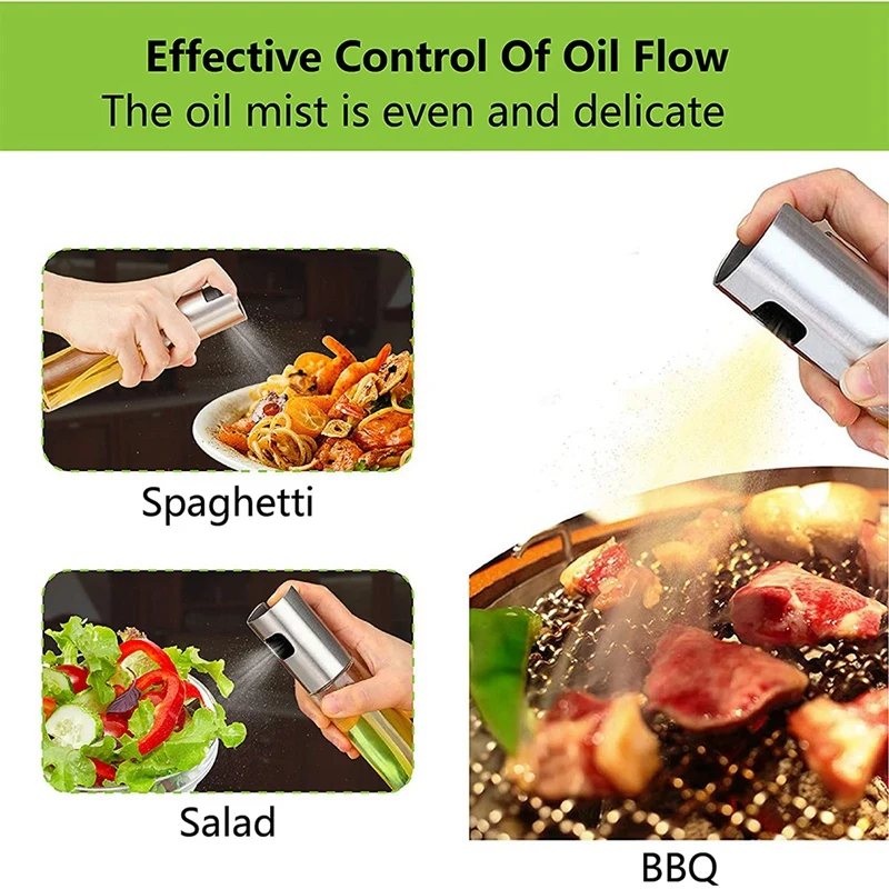 Распылитель оливкового масла для приготовления пищи многоразовый распылитель