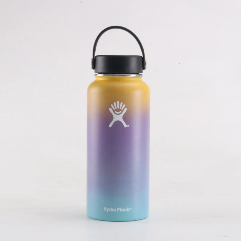 Hudro фляга сиреневая Hyrdoflask Прямая поставка 32 унции 40 унций гидро бутылка для воды