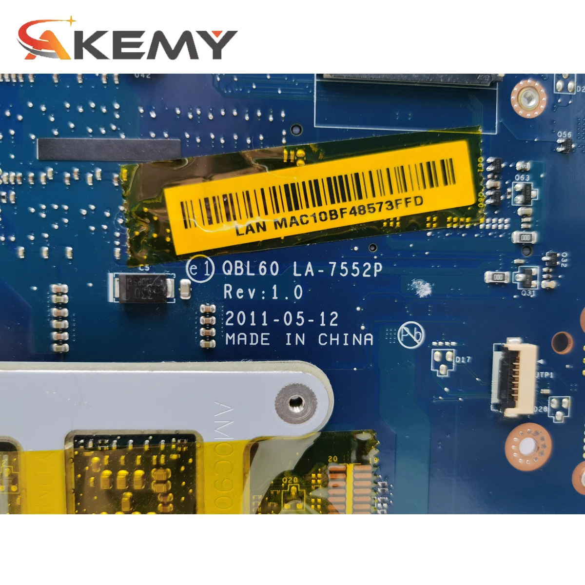 Asepcs usb плата + LA 7552P REV: 1 0 материнская для ноутбука For Asus K53TA K53TK K53T K53 тестовая