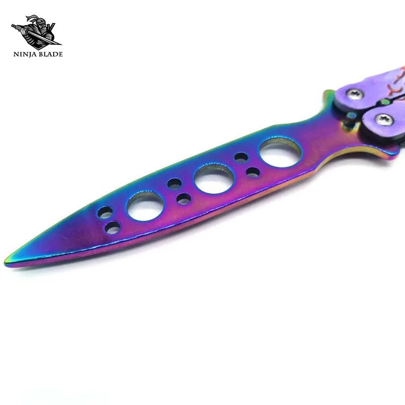 Тренировочный нож-бабочка для начинающих балисонг тотем Феникса низкая цена