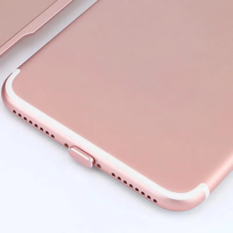 Металлический разъем для зарядного устройства с защитой от пыли для IPhone XS Max XR 7 8X10 зарядка заглушки такса Крышка Аксессуары для мобильных телефонов