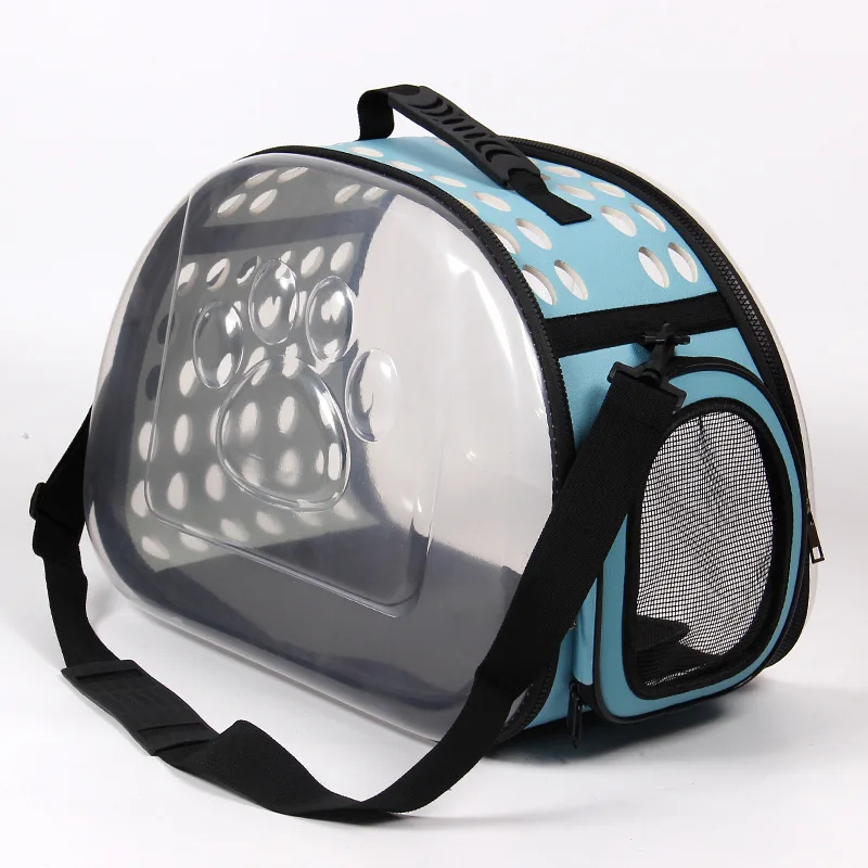 

Transparent Pet Cat Dog Carrier Bag Space Capsule Foldable Breathable Pet Travel Bag Outdoor Backpack Travel Carrying Handbag