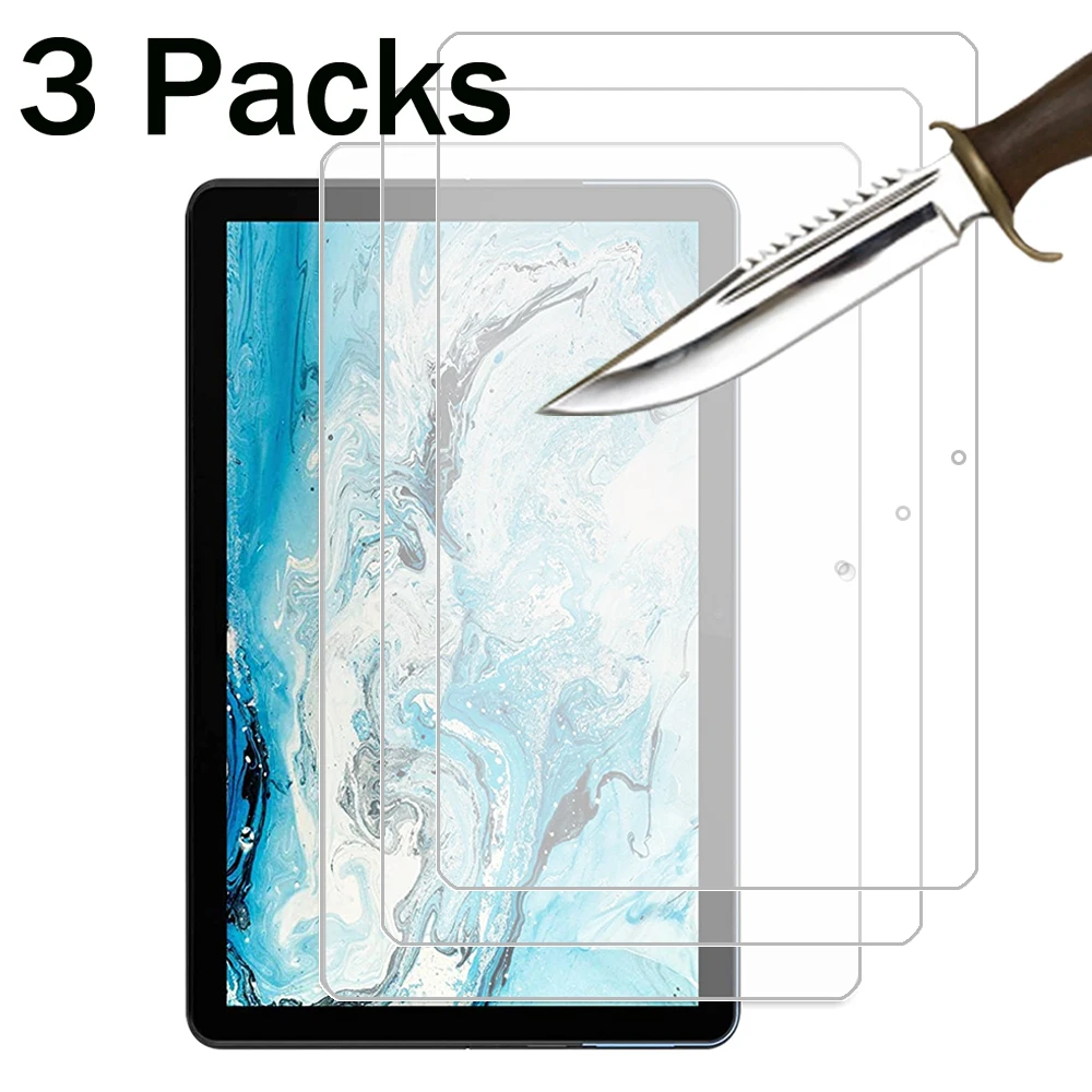 3PCS 10.1'' for Lenovo Chromebook Duet Screen Protector Tablet Protective Film Tempered Glass IdeaPad Duet Chromebook 10.1
