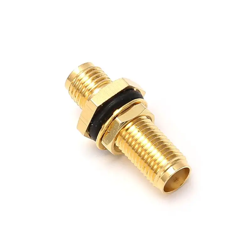 

SMA Female Jack RF Connector Straight Coaxial Converter Adapter Panel Mount O-Ring Connectors