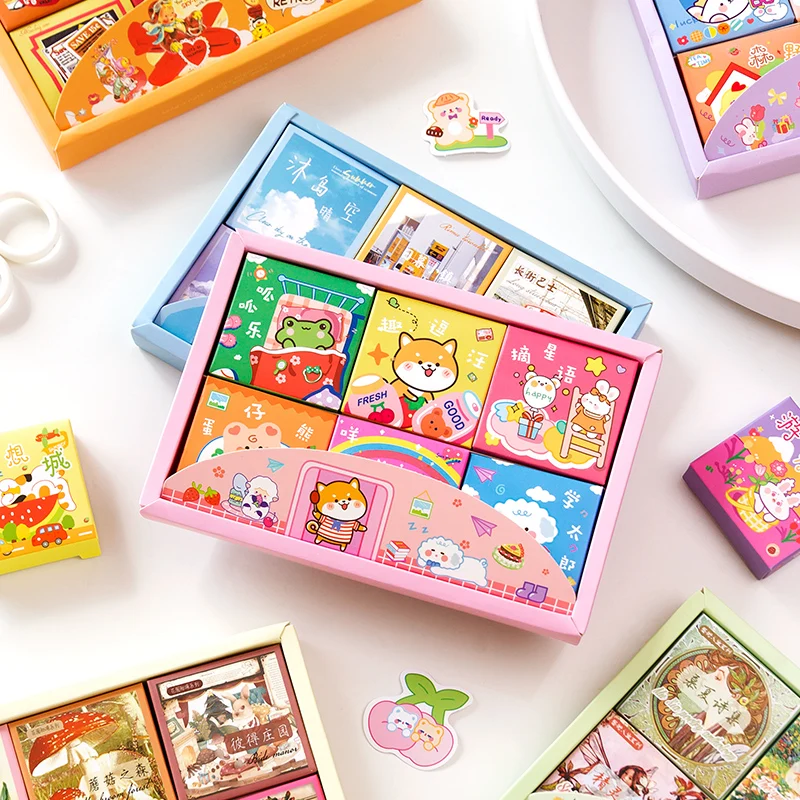 

300Sheets Cute Animals Cartoon Kids Stickers Notebook For Scrapbooking DIY Journal Stationary Decorative Material Paper ​Gift