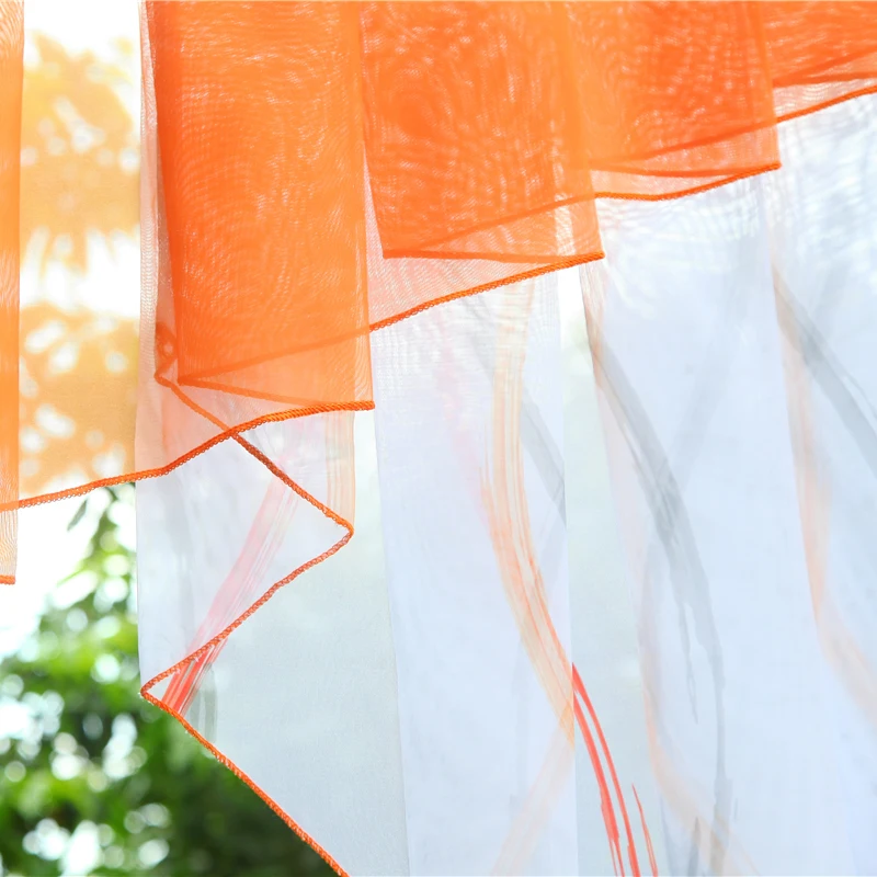 Европейская двухслойная римская занавеска в полоску для эркера спальни