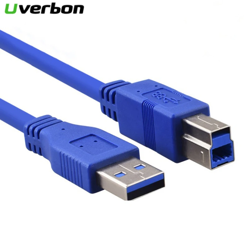 0 8/1/1.2 м USB тип A штекер Тип B Штекер кабель для быстрой фотопечати сканер