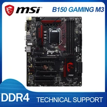 MSI B150 GAMING M3 B150 Motherboard LGA 1151 DDR4 RAM Support i7 7700K i5 6600K Cpus 64G M.2 SATA3 PCI-E 3.0 DVI HDMI USB3.1 ATX