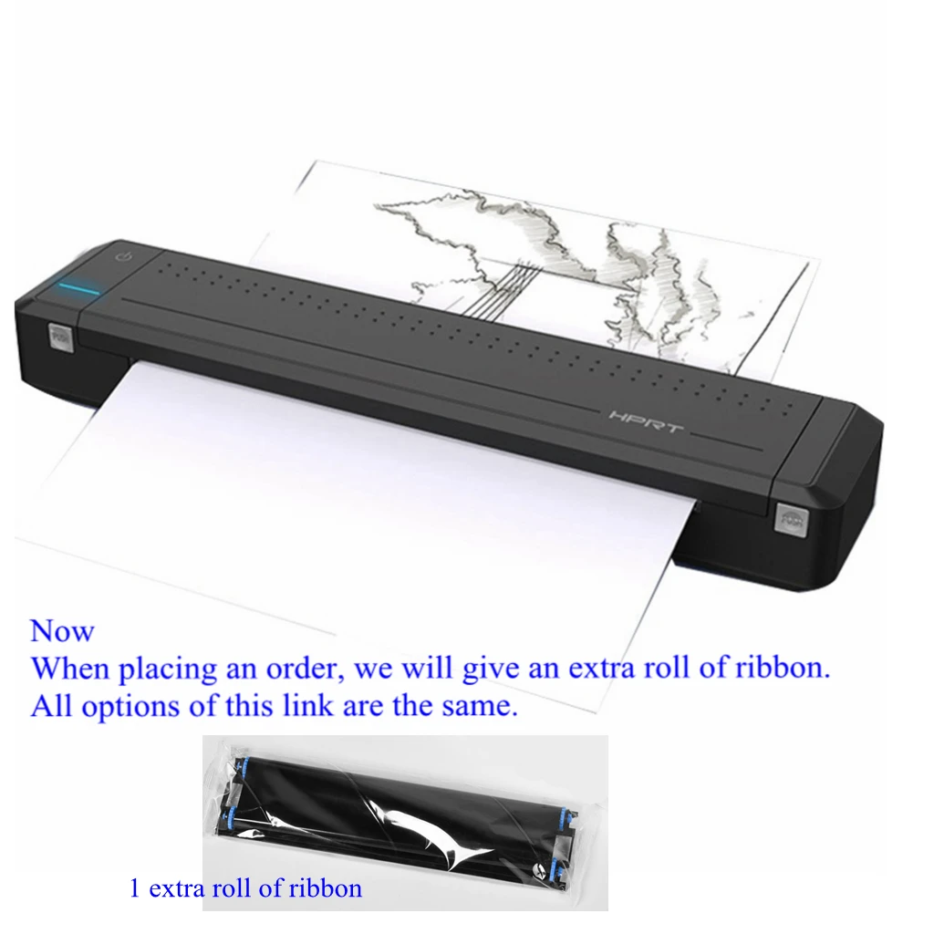 A4 Ordinary Office Paper Portable Printer Thermal Transfer Mini Bluetooth USB Home Business With Built-in Battery | Компьютеры и офис