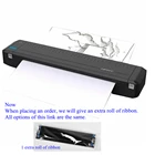 Портативный термопринтер A4 для офисной бумаги, мини-принтер с Bluetooth и USB-разъемом, для дома и бизнеса, со встроенным аккумулятором