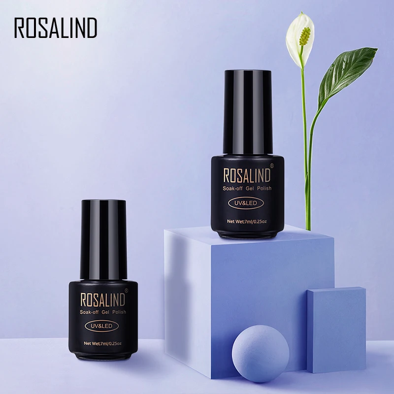 ROSALIND Gel Nail Polish Hybrid Varnishes 7ml Semi Permanent UV LED Base Top Coat For Nails Art Manicure Set |