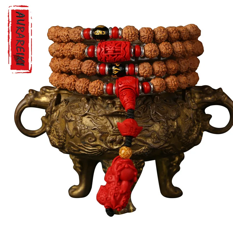 Indonesia Diamond Bodhi Bursts Meat Small Diamond Bodhi Bracelet 108 Bracelet Literary Play Buddha Beads Jewelry