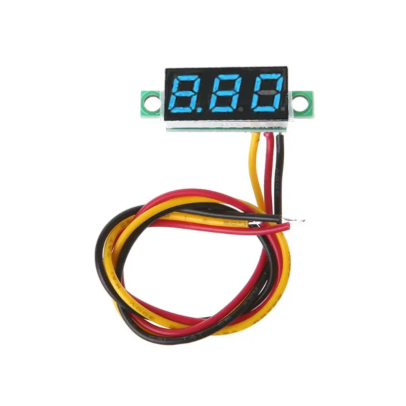 

0.28 Inch Mini DC 0-100V 3 Wires LED Display Digital Voltmeter Gauge Voltage Panel Meter Detector Monitor Tools Whosale Dropship