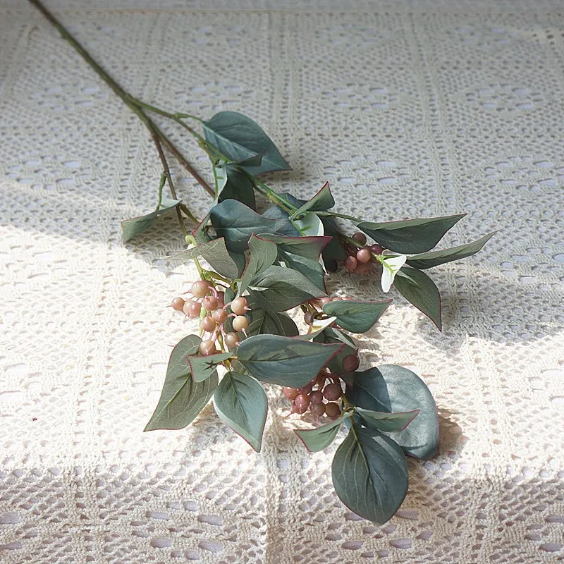 Корейская японская ветка дерева с фруктами декор для комнаты зелень