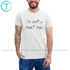 Футболка Forrest Gump с надписью I M Not A Smart, Мужская футболка, потрясающая Мужская футболка, Повседневная хлопковая Футболка с принтом