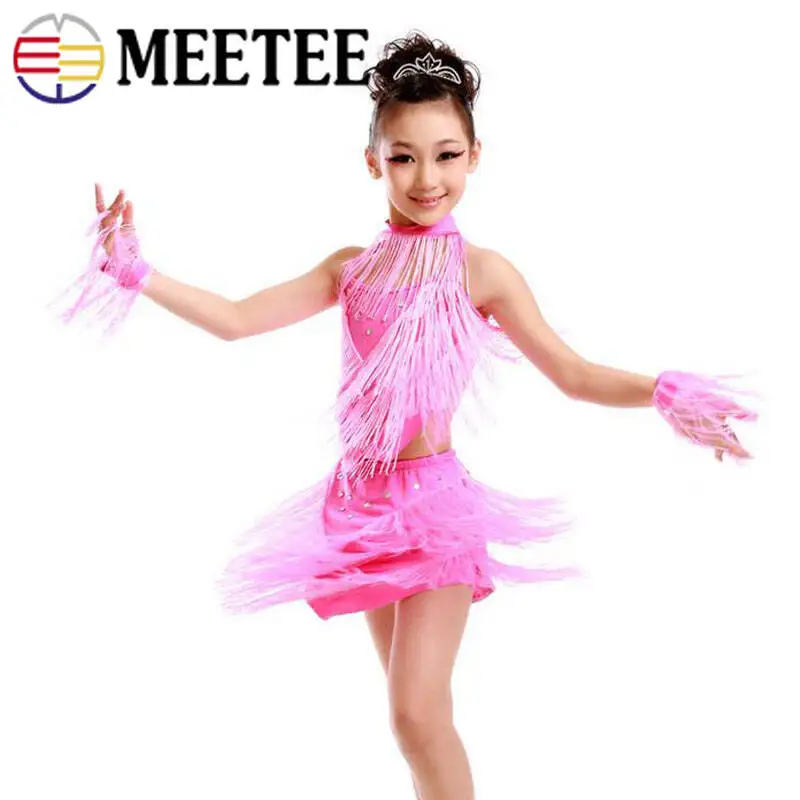 Meetee 5/10 ярдов 15/20/30 см Латиноамериканская бахрома отделка танцевальное платье