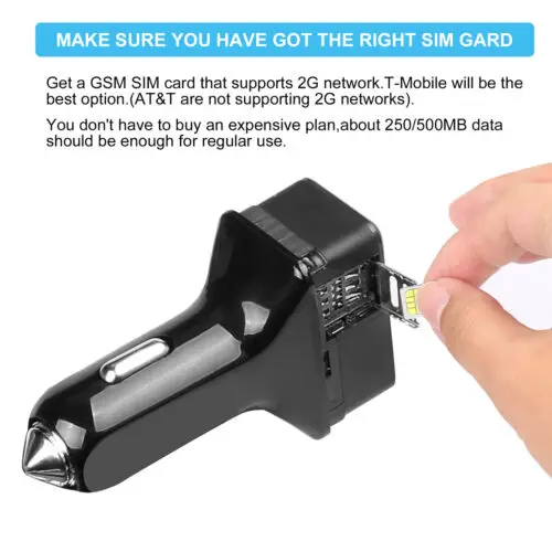 Устройство отслеживания автомобиля в реальном времени GPS трекер и зарядное