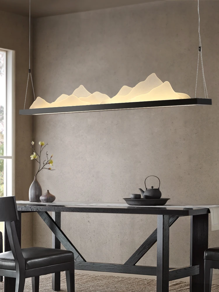 

Новая простая люстра в китайском стиле, креативная индивидуальная антикварная чайная комната, Ресторан, Бар, люстра