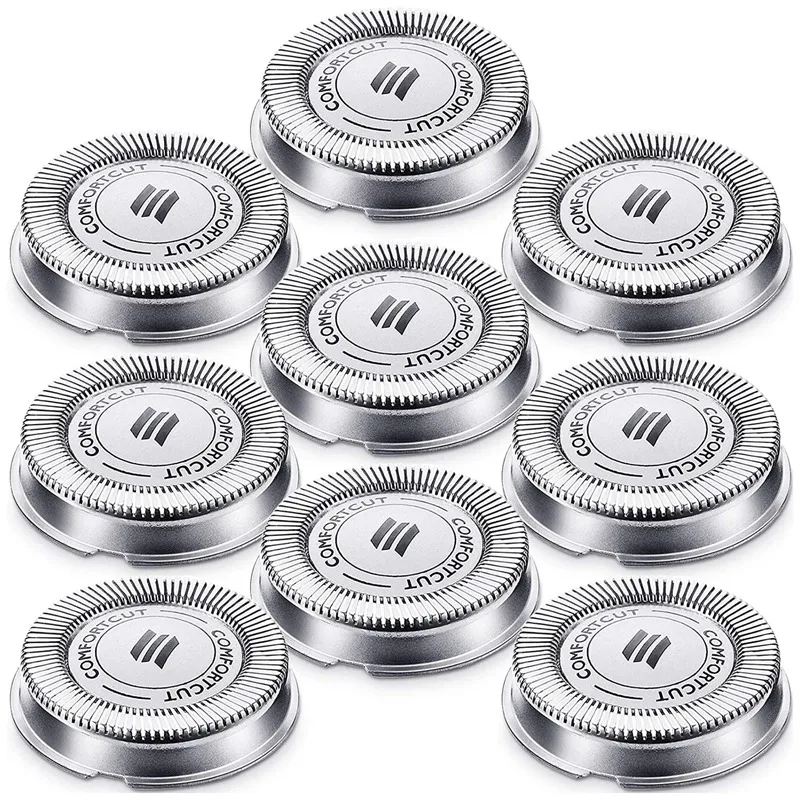 

9Pcs SH30 Shaver Replacement Head For Electric Shaver Series 1000, 2000, 3000 Click And Style With Pointed Blade