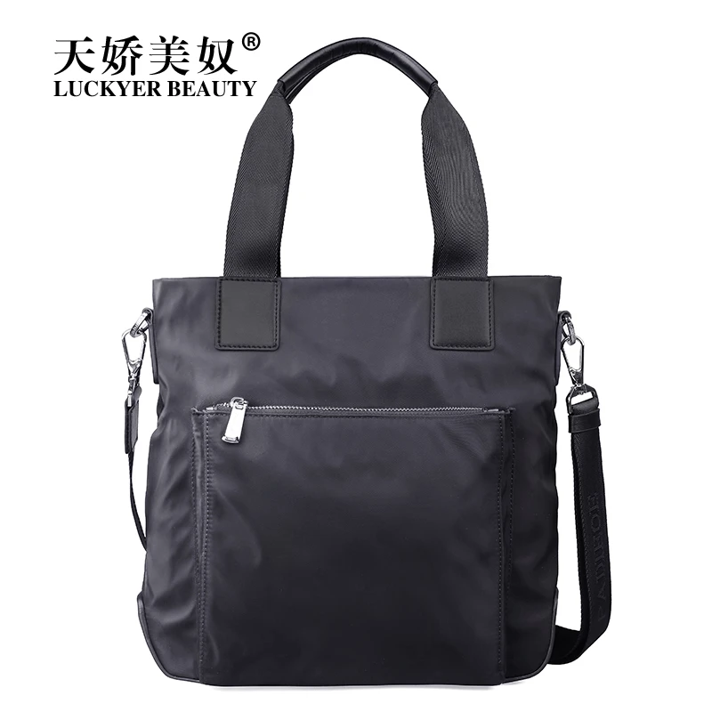 

LUCKYER BEAUTY men bag briefcase leather a4 bag messenger handbag purses jobs genuine leather