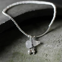 new niche design anklet female jade small gourd fashion simple sexy foot rope anklet chain jewelry accessories