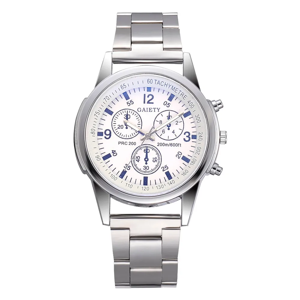 

Gaiety Fashion Men's Steel Belt Analog Sport Quartz Wrist Watch Automatic Luxury Clock Men Waterproof Relogio Masculino Watch