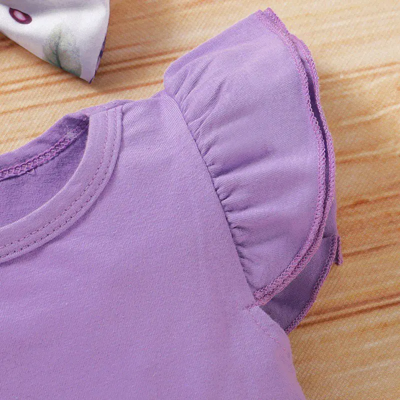 

2020 Baby Boy Clothing Newborn Kids Outfits Clothes Romper Bodysuit+Flower Printed Pants + Hat Set Baby girl Hot Sell